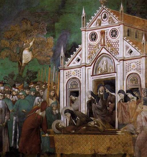 GIOTTO di Bondone St. Francis Mourned by St. Clare china oil painting image